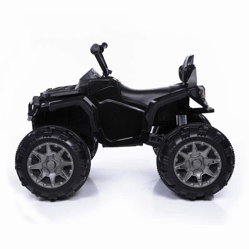2-х моторный квадроцикл Grizzly черного цвета  